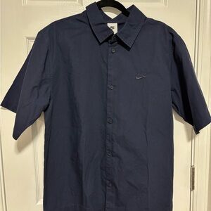 Nike Men's Navy Blue Shirt